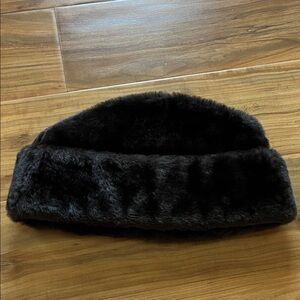 Excellent condition faux fur vintage Russian hat.
